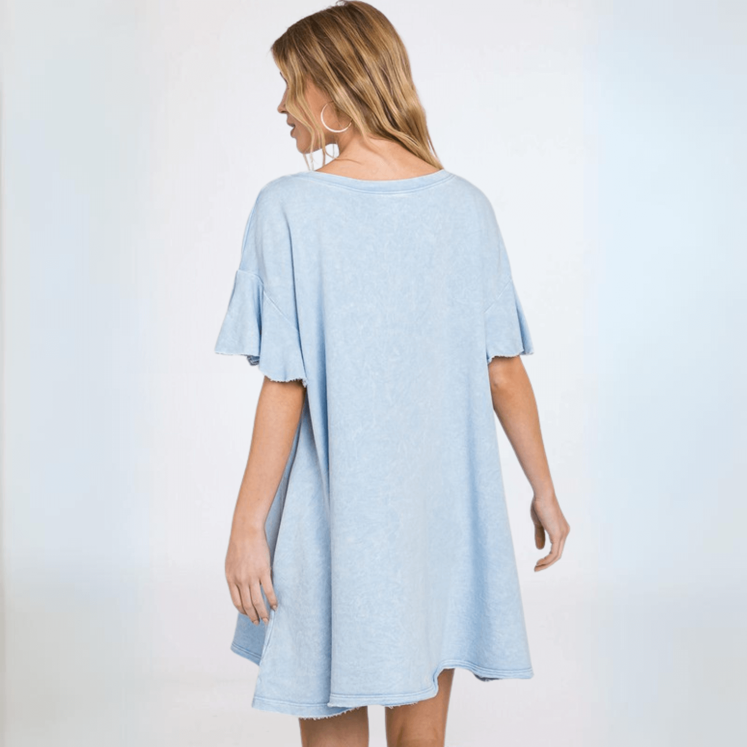 Cotton French Terry Dress Made in USA - Concordia Style Boutique