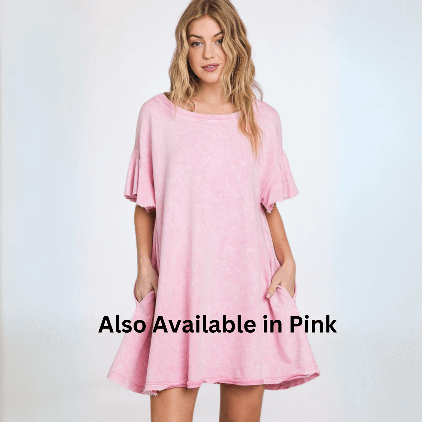 Cotton French Terry Dress Made in USA - Concordia Style Boutique