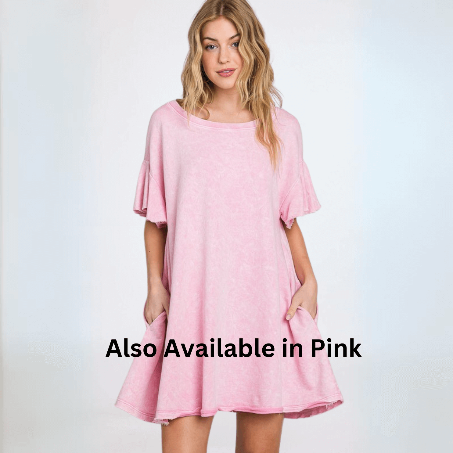 Cotton French Terry Dress Made in USA - Concordia Style Boutique