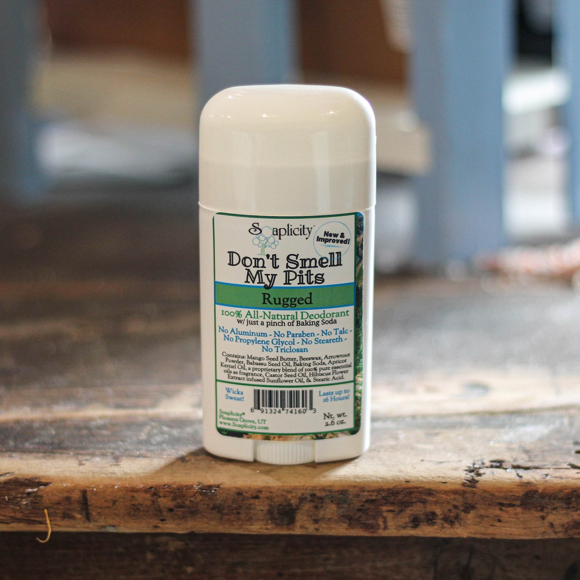 Don't Smell My Pits Natural Deodorant - Rugged - Concordia Style Boutique