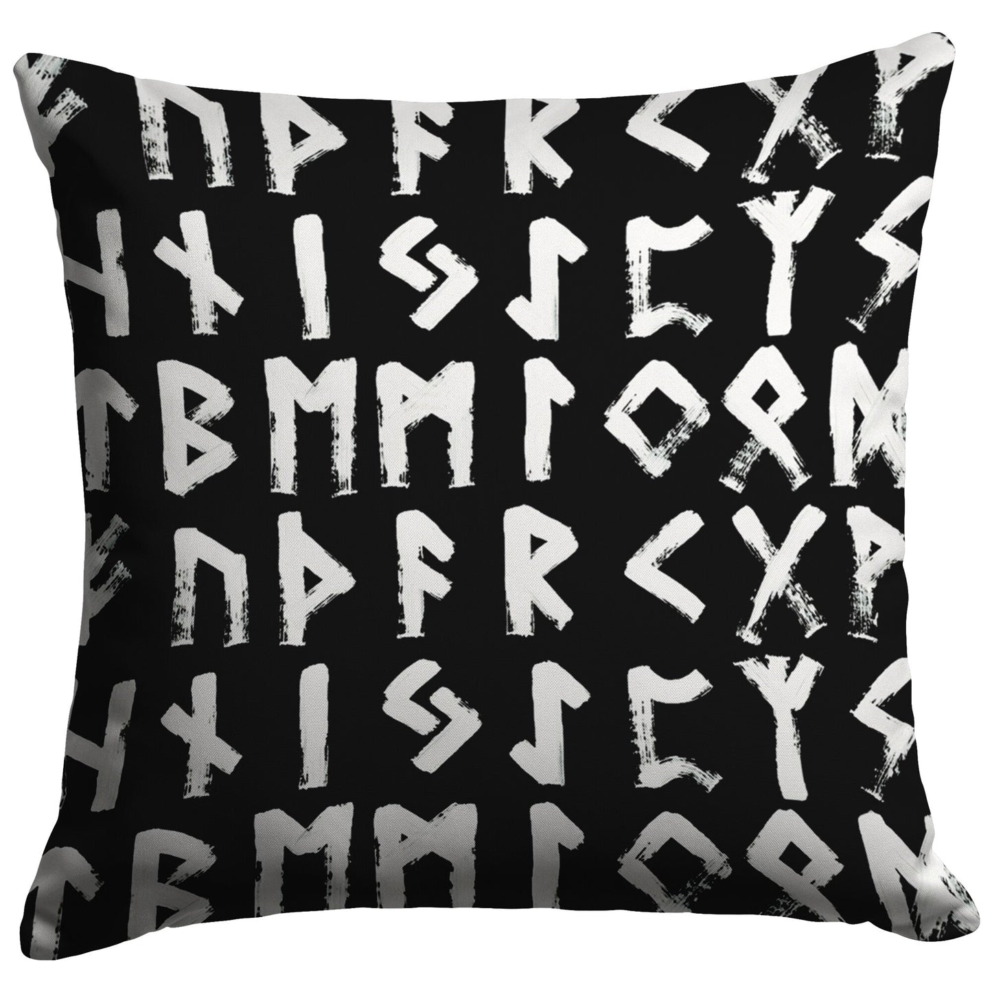 "Elder Futhark Runes" Throw Pillow