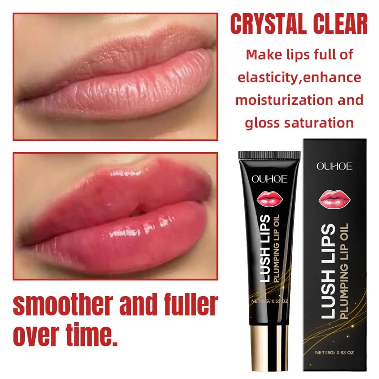Lip Plumper Oil Instantly Volumising Increase Lip Elasticity Long-lasting Moisturize Lip Plumper Gloss Sexy Beauty Makeup