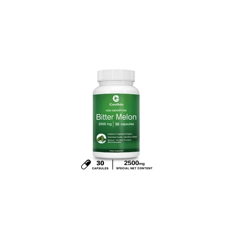Bitter Melon Capsules - Balances Blood Sugar Levels, Promotes Digestive Health, Boosts Energy, and Strengthens Immunity