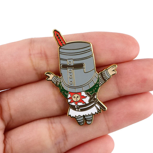 Dark Souls Enamel Brooch Character Pins Lapel Badges Jewelry Accessories Gifts