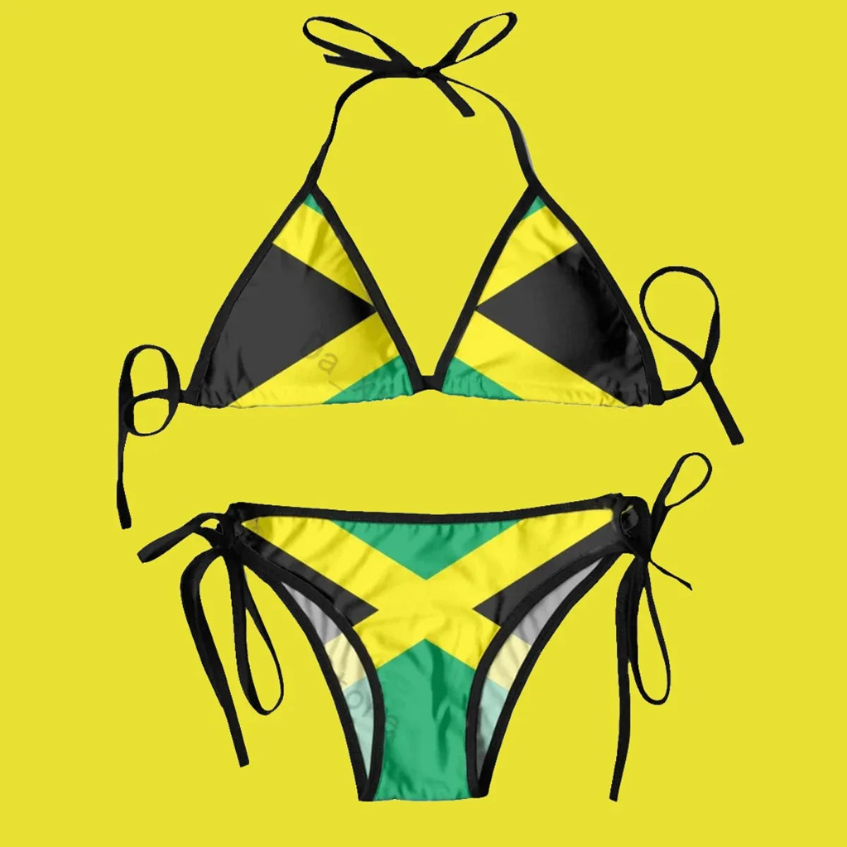 Jamaican Flag two piece swimsuit
