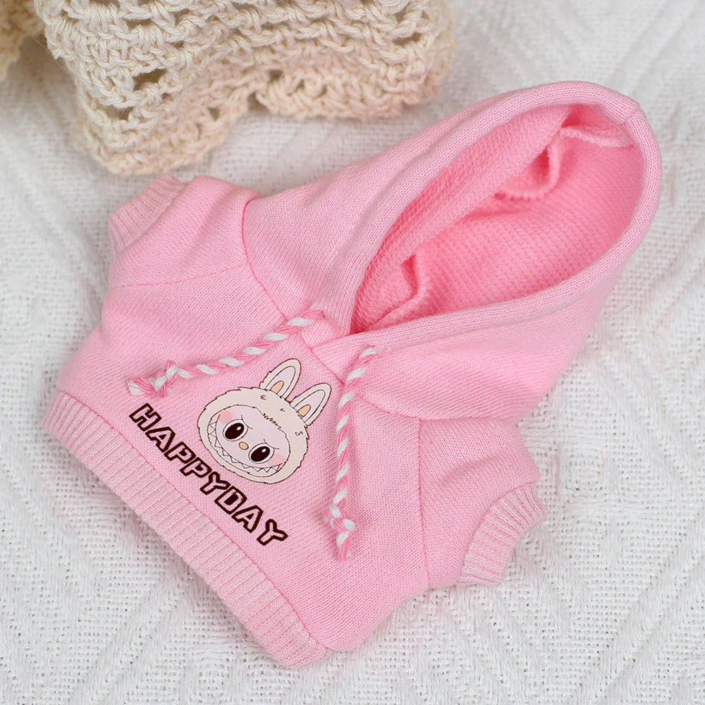 Labubu II Heart Hoodie & Jeans Set – Trendy K‑Pop Idol Style