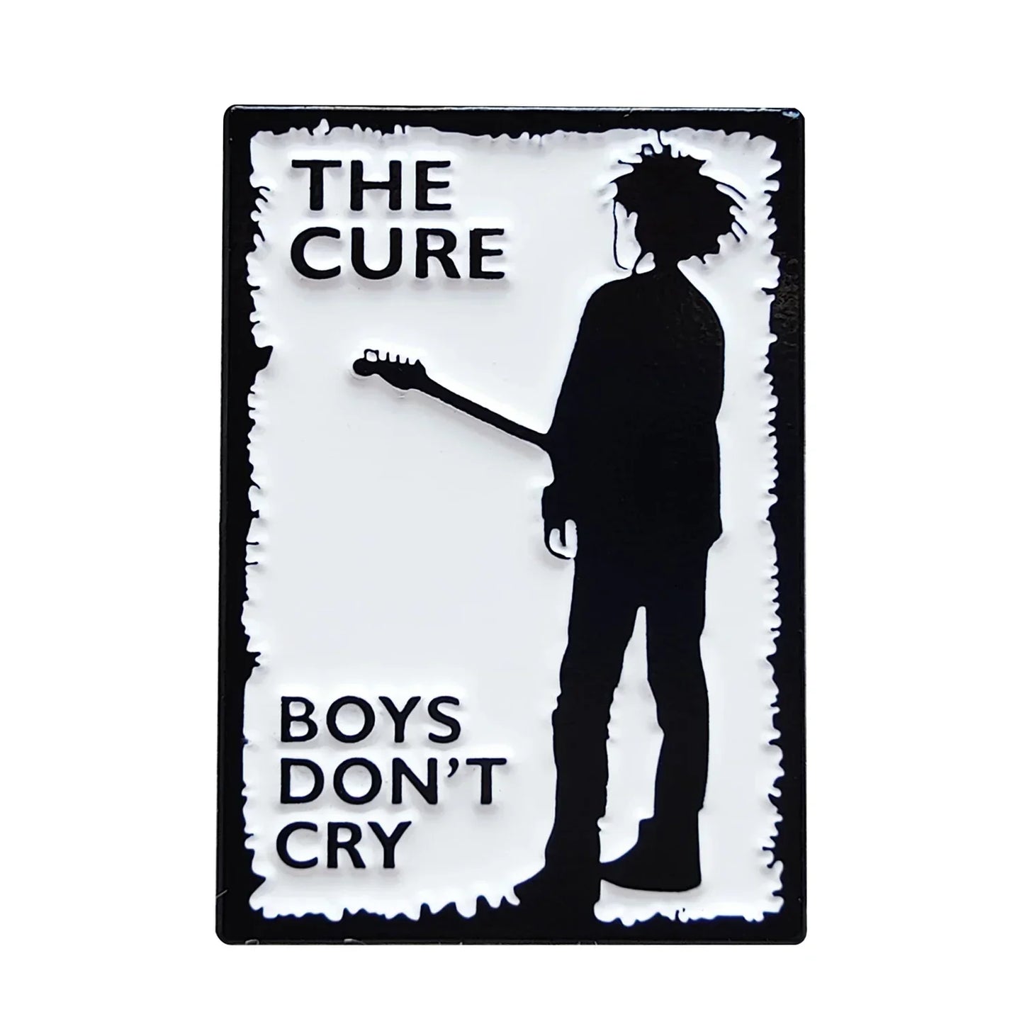 The Cure Boys Don't Cry Enamel Pin Lapel Brooch