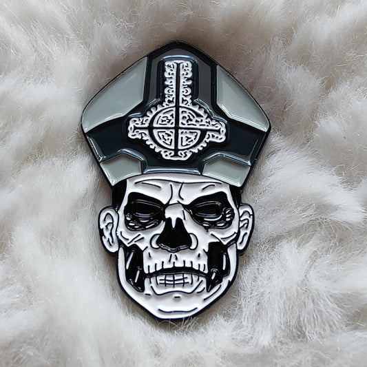 Ghost Band Papa Singer Enamel Pin