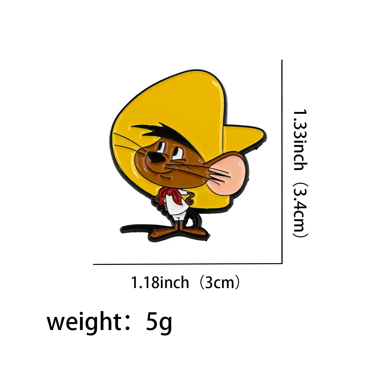 Cartoon Mouse Enamel Pins Brooch Lapel Badges Jewelry Gifts