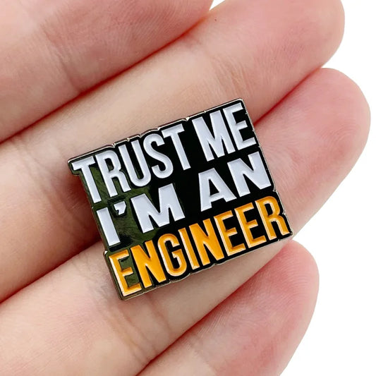 Engineer Enamel Lapel Pin Badge Jewelry Gift
