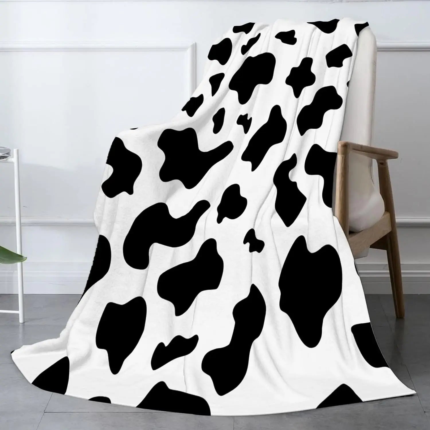 Cow Print Flannel Blanket - Concordia Style Boutique