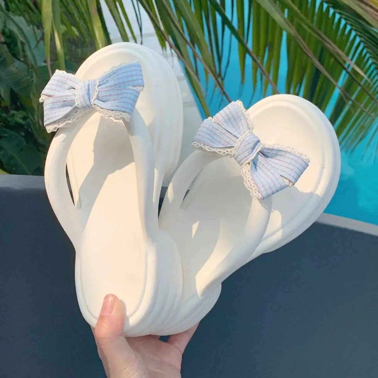 Cute Bow Beach Sandals - Concordia Style Boutique
