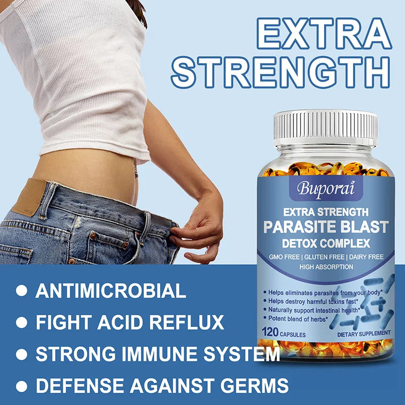 Parasite Blast Detox Complex - Promotes Intestinal Health, Digestive Health and Improves Immune System, Metabolism