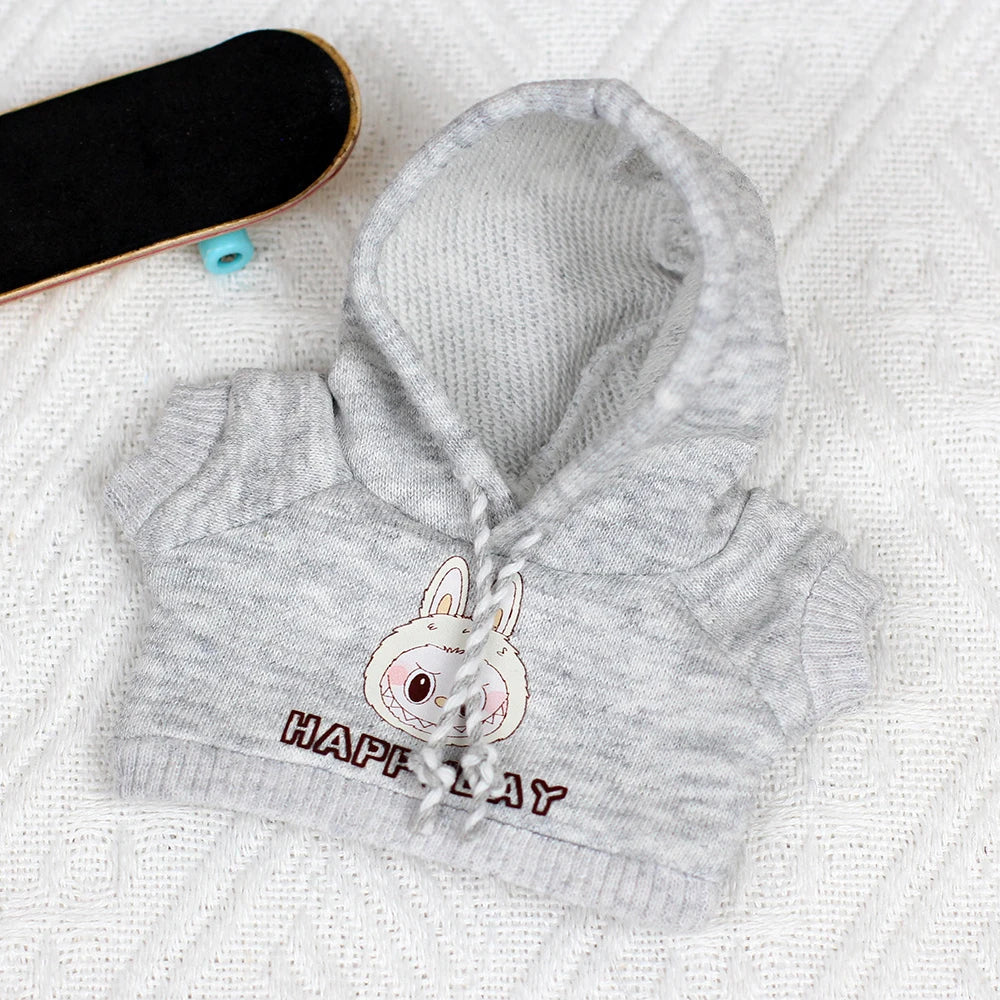 Labubu II Heart Hoodie & Jeans Set – Trendy K‑Pop Idol Style