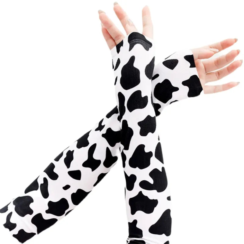 Cow Print Arm Warmer Sleeves - Concordia Style Boutique