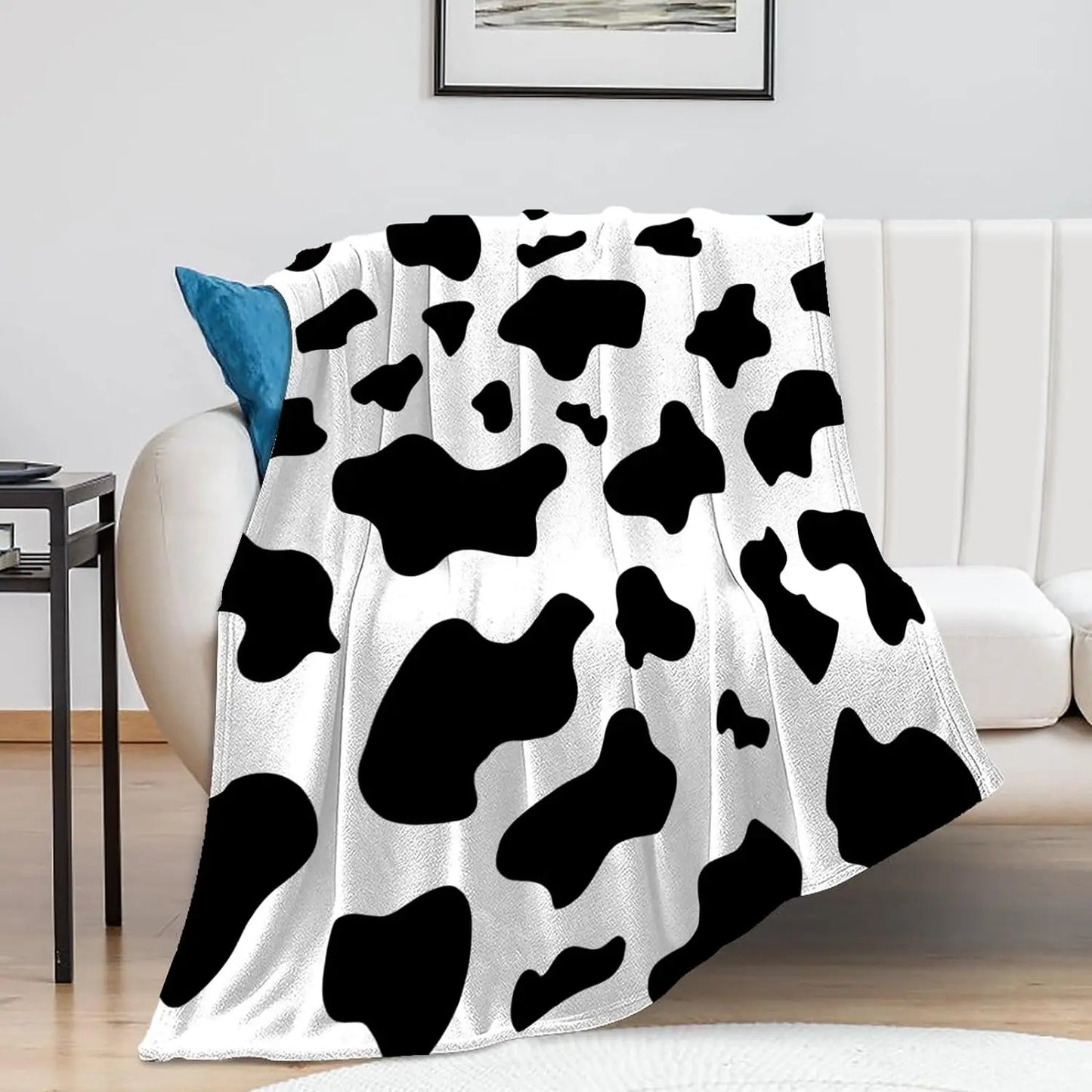 Cow Print Flannel Blanket - Concordia Style Boutique