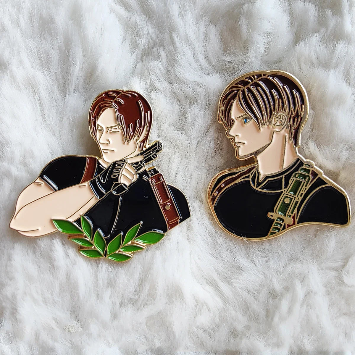 Leon Kennedy Anime Enamel Pin