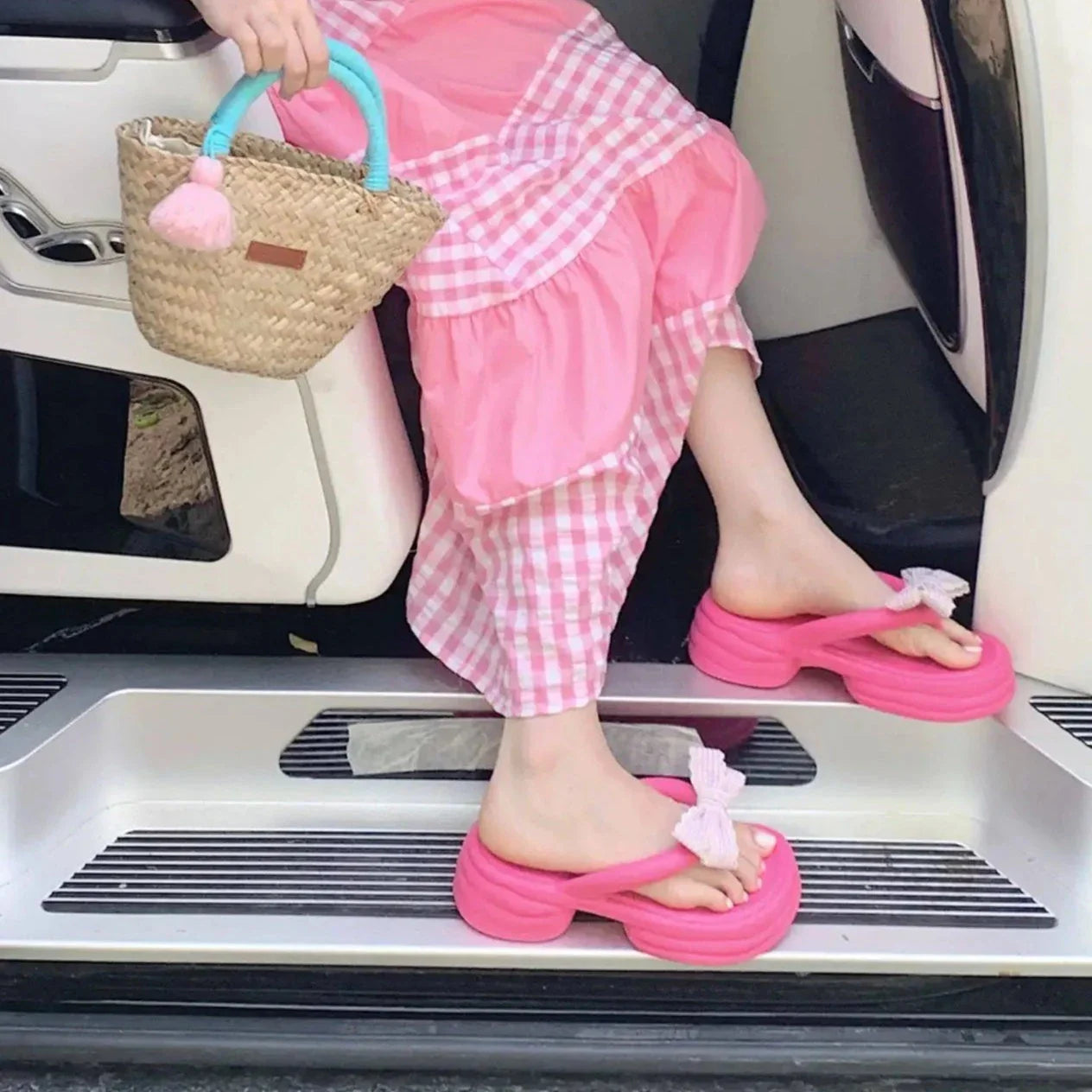 Cute Bow Beach Sandals - Concordia Style Boutique