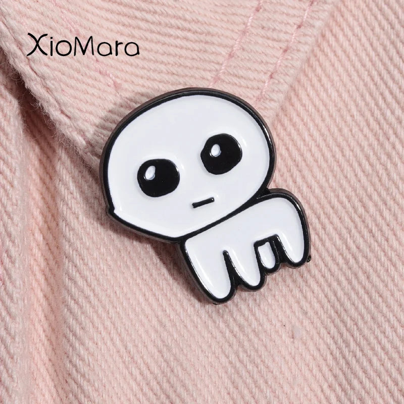 Autism Monster Enamel Pin Introvert Gift