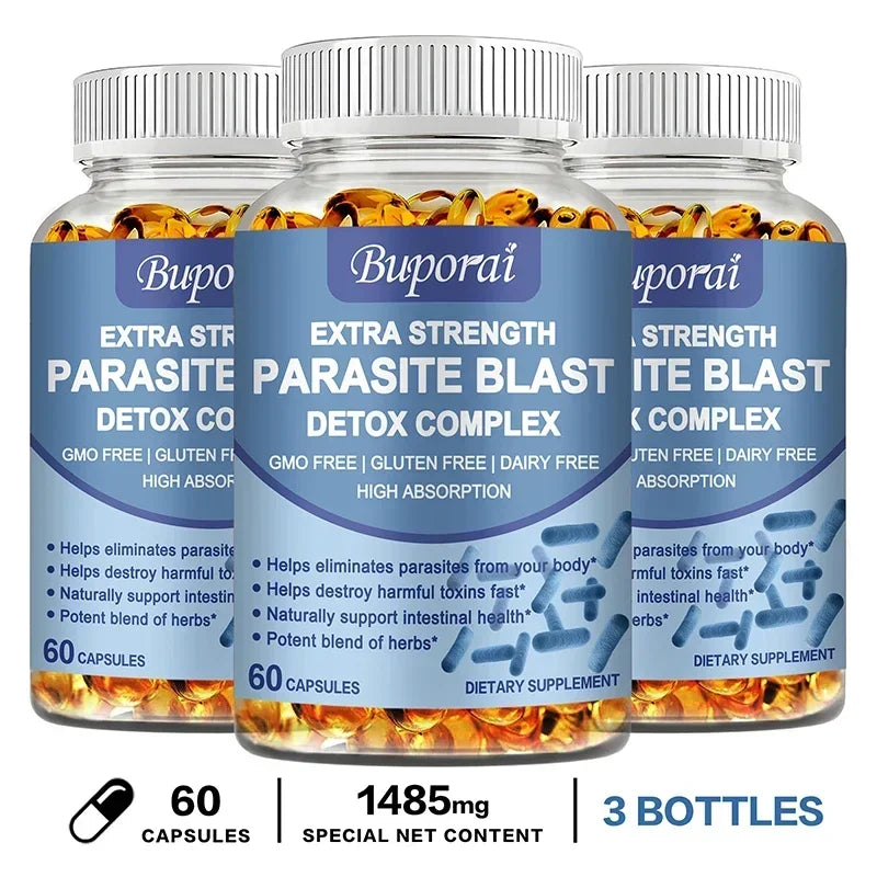 Parasite Blast Detox Complex - Promotes Intestinal Health, Digestive Health and Improves Immune System, Metabolism
