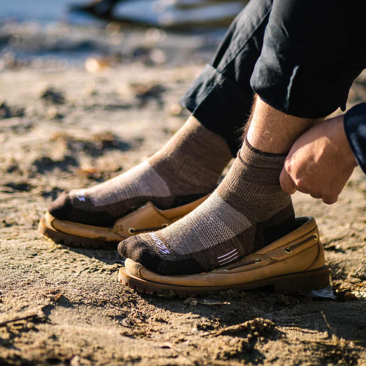 Microweight Cushion - Mini Crew Wool Socks Mountain Heritage - Concordia Style Boutique