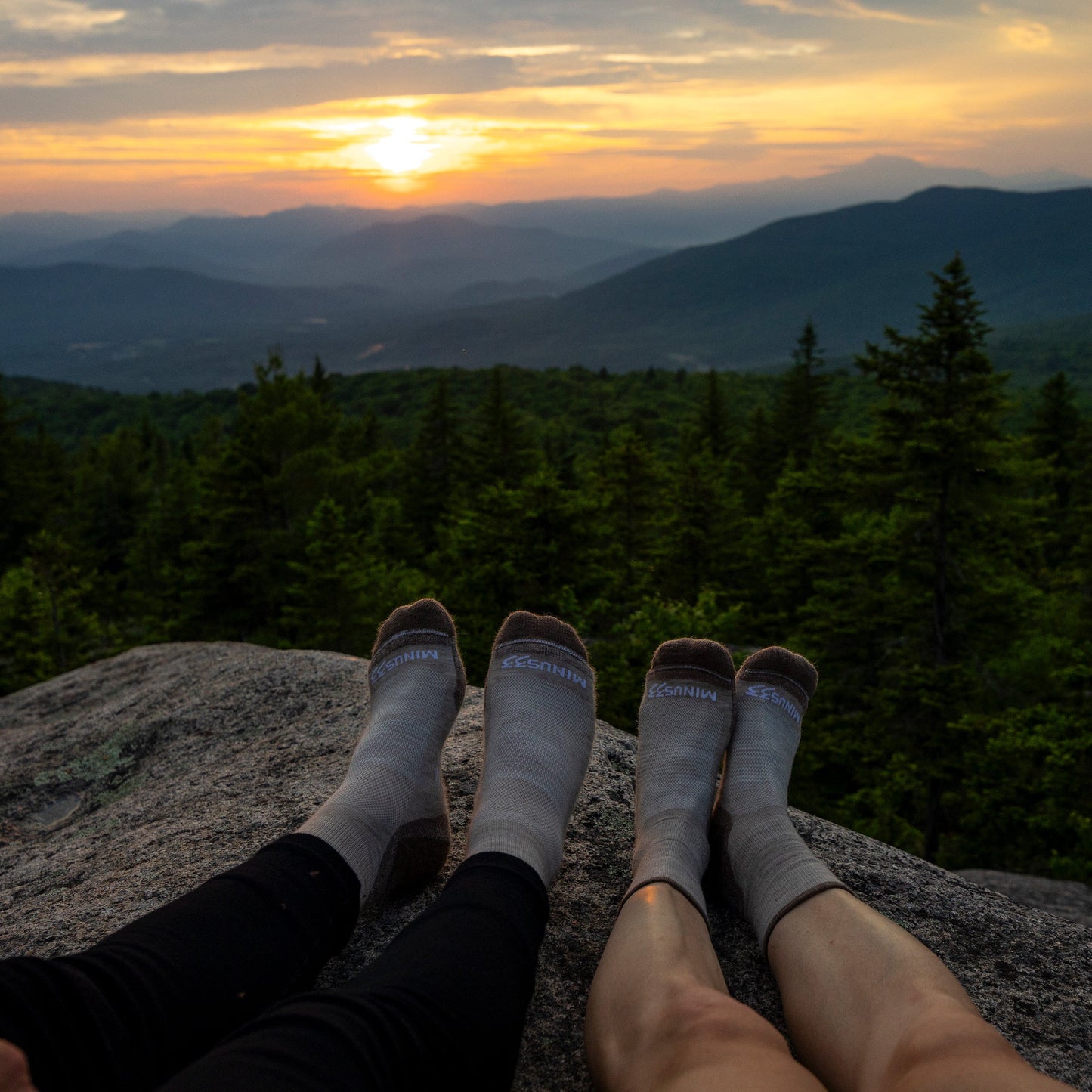 Microweight Cushion - Mini Crew Wool Socks Mountain Heritage - Concordia Style Boutique