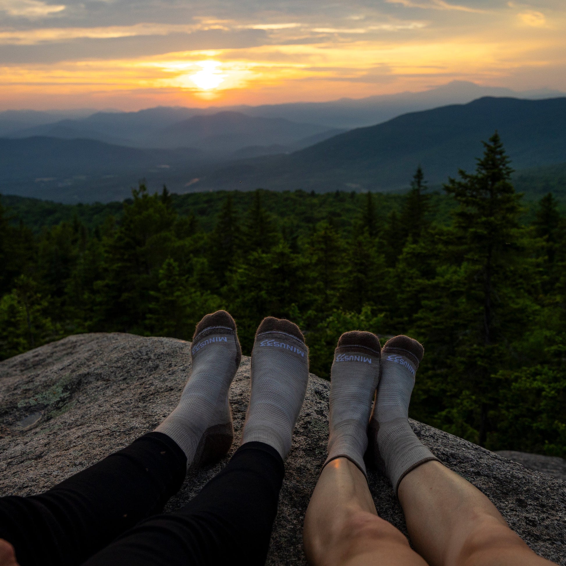 Microweight Cushion - Mini Crew Wool Socks Mountain Heritage - Concordia Style Boutique