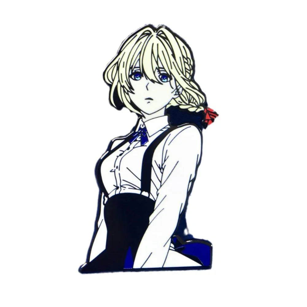 Anime Girl Enamel Pins Brooch Backpack Lapel Badges Jewelry Gifts