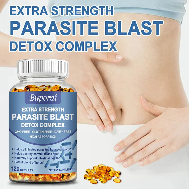 Parasite Blast Detox Complex - Promotes Intestinal Health, Digestive Health and Improves Immune System, Metabolism