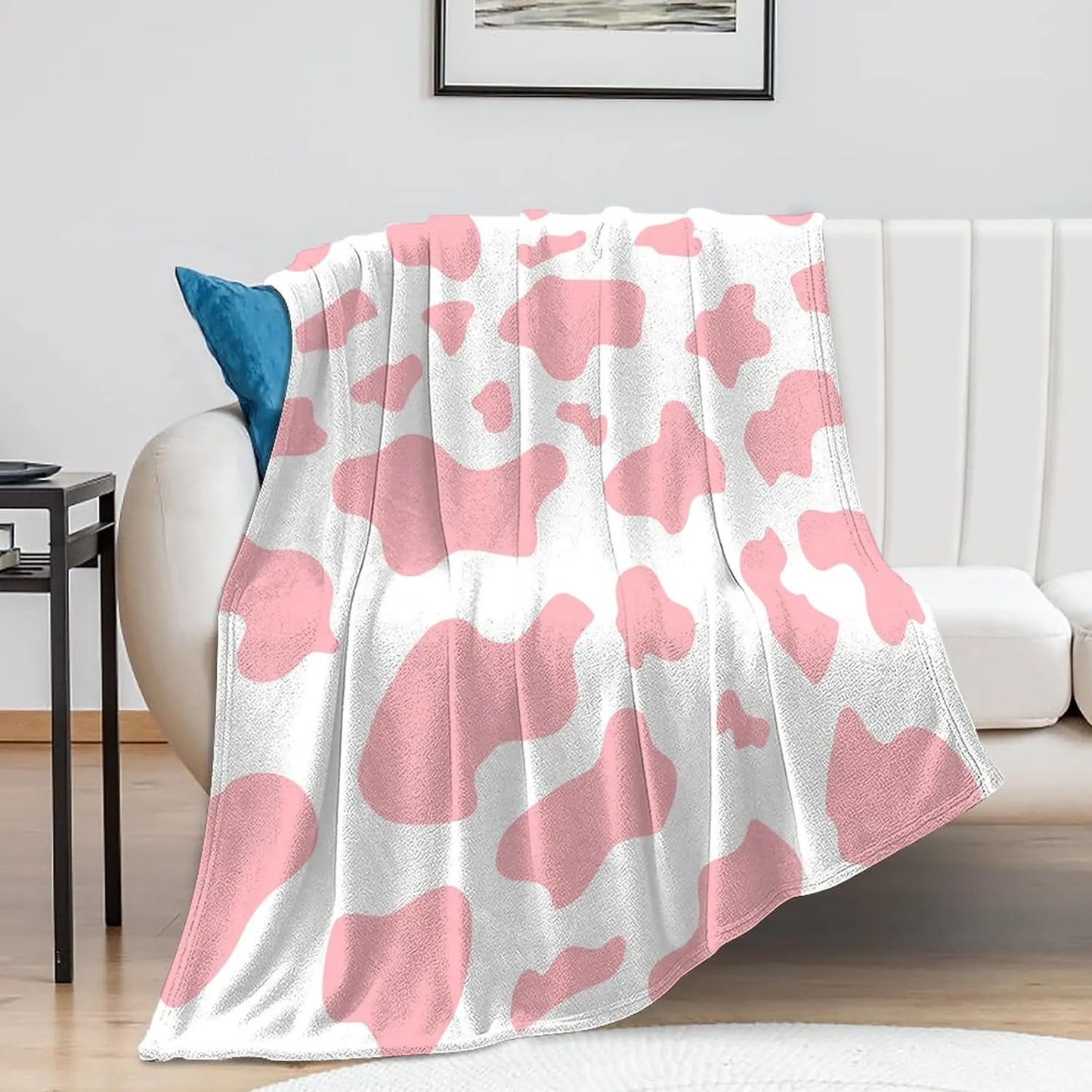 Cow Print Flannel Blanket - Concordia Style Boutique