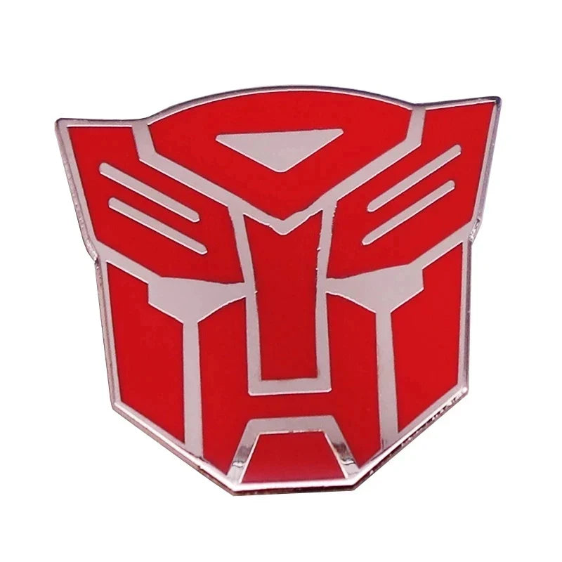 Transformers Autobot Logo Mecha Robot Enamel Pin Lapel Badge