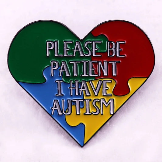Autism Awareness Puzzle Enamel Pins Children's Brooches Backpack Lapel Badges Fashion Jewelry Gifts
