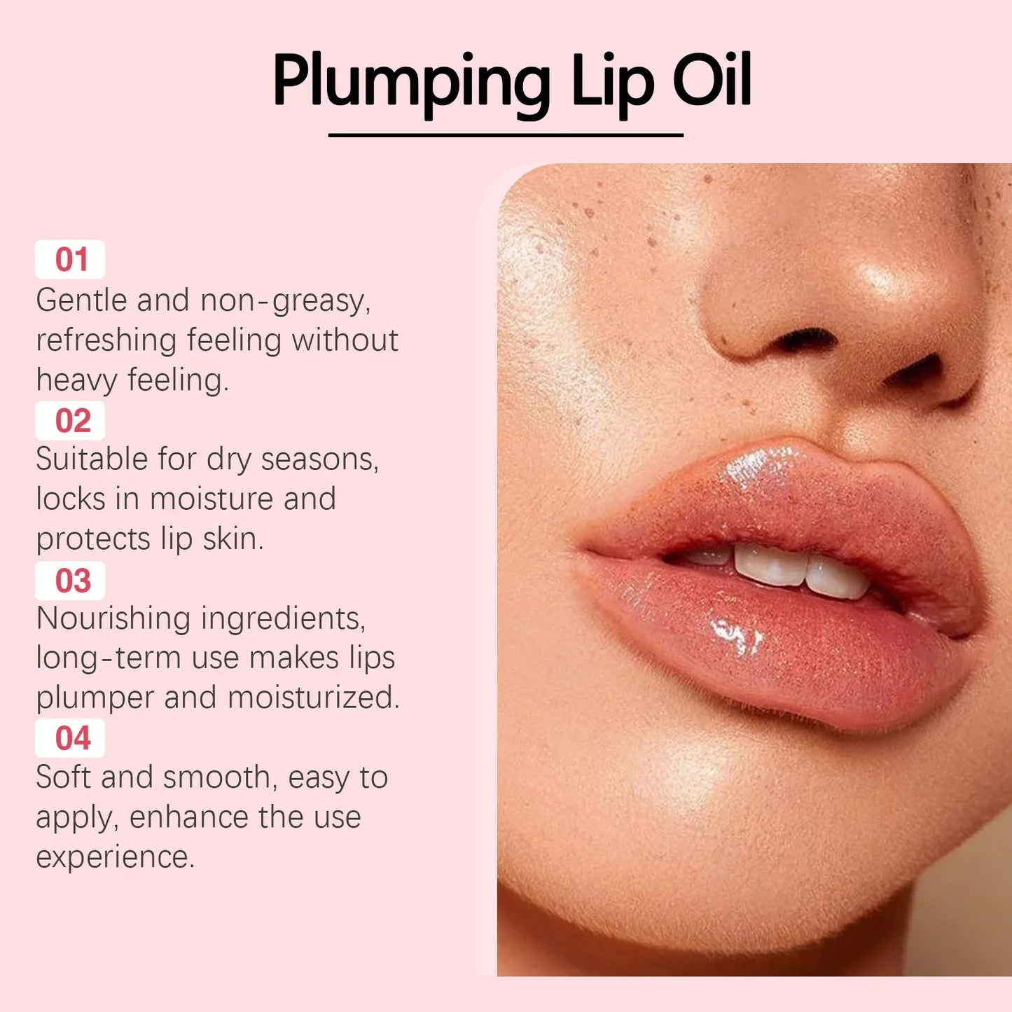 Lip Plumper Oil Instantly Volumising Increase Lip Elasticity Long-lasting Moisturize Lip Plumper Gloss Sexy Beauty Makeup