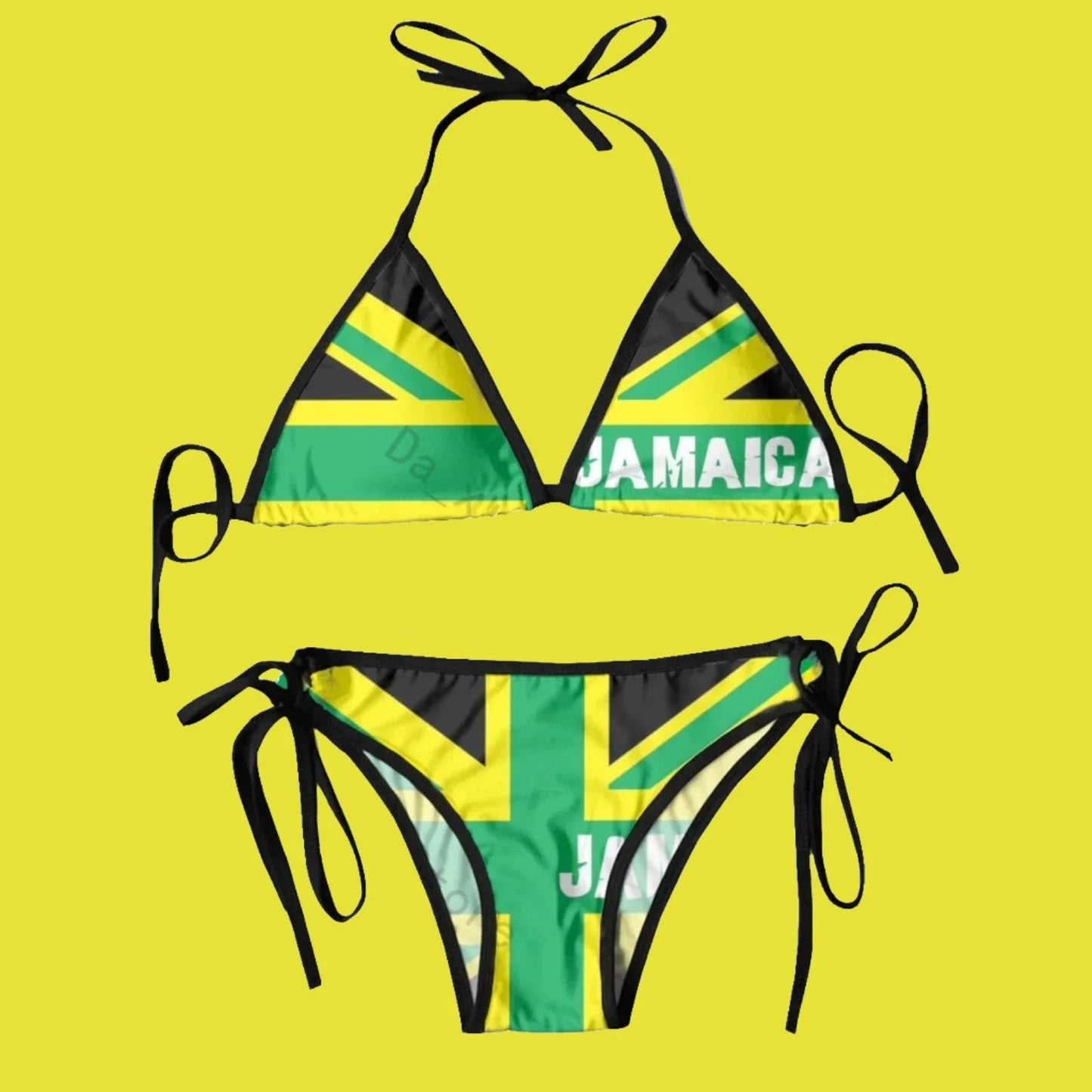 Jamaican Flag two piece swimsuit