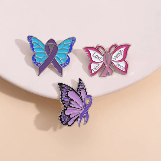 Butterfly Enamel Pin Brooch Badge Fashion Accessory