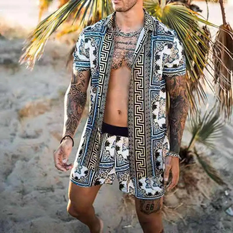 Designer style men two piece Beach set