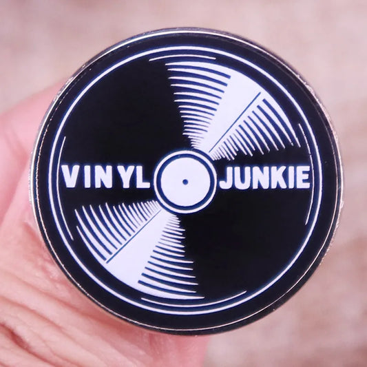 Vinyl Record Enamel Pin Music Lover Lapel Fashion Accessory