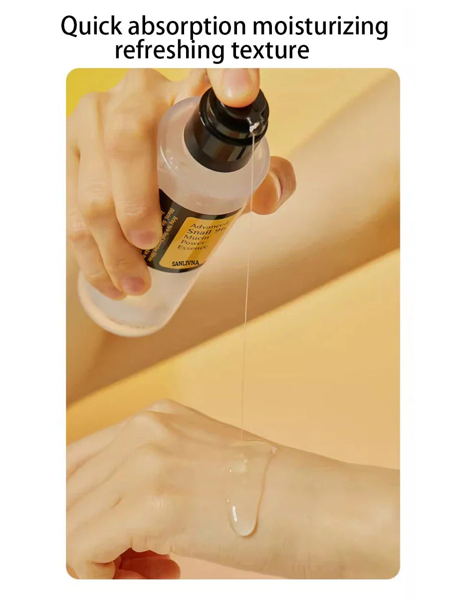 Snail Mucin 96% Korean Skin Care Facial Essence Fading Fine Lines Repair Essence Firming Facial Snail Brightening Anti-Aging - Concordia Style Boutique