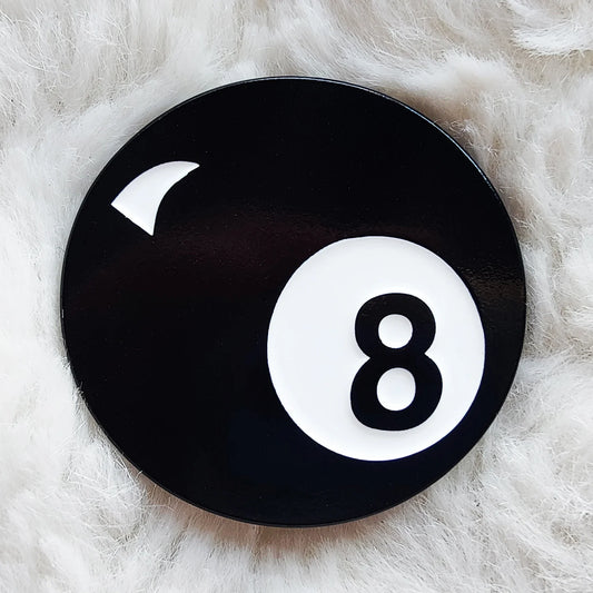 Magic 8 Ball Enamel Pin Fashion Accessory