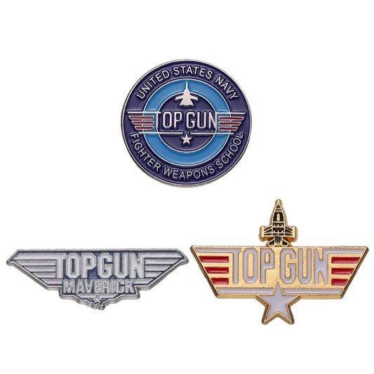 Navy Fighter Weapons School Enamel Pin Badge Lapel Hat Backpack Shirt Gift