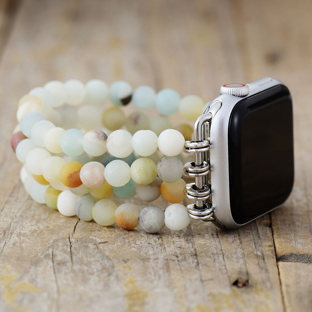Amazonite Soothing Stress Apple Watch Band