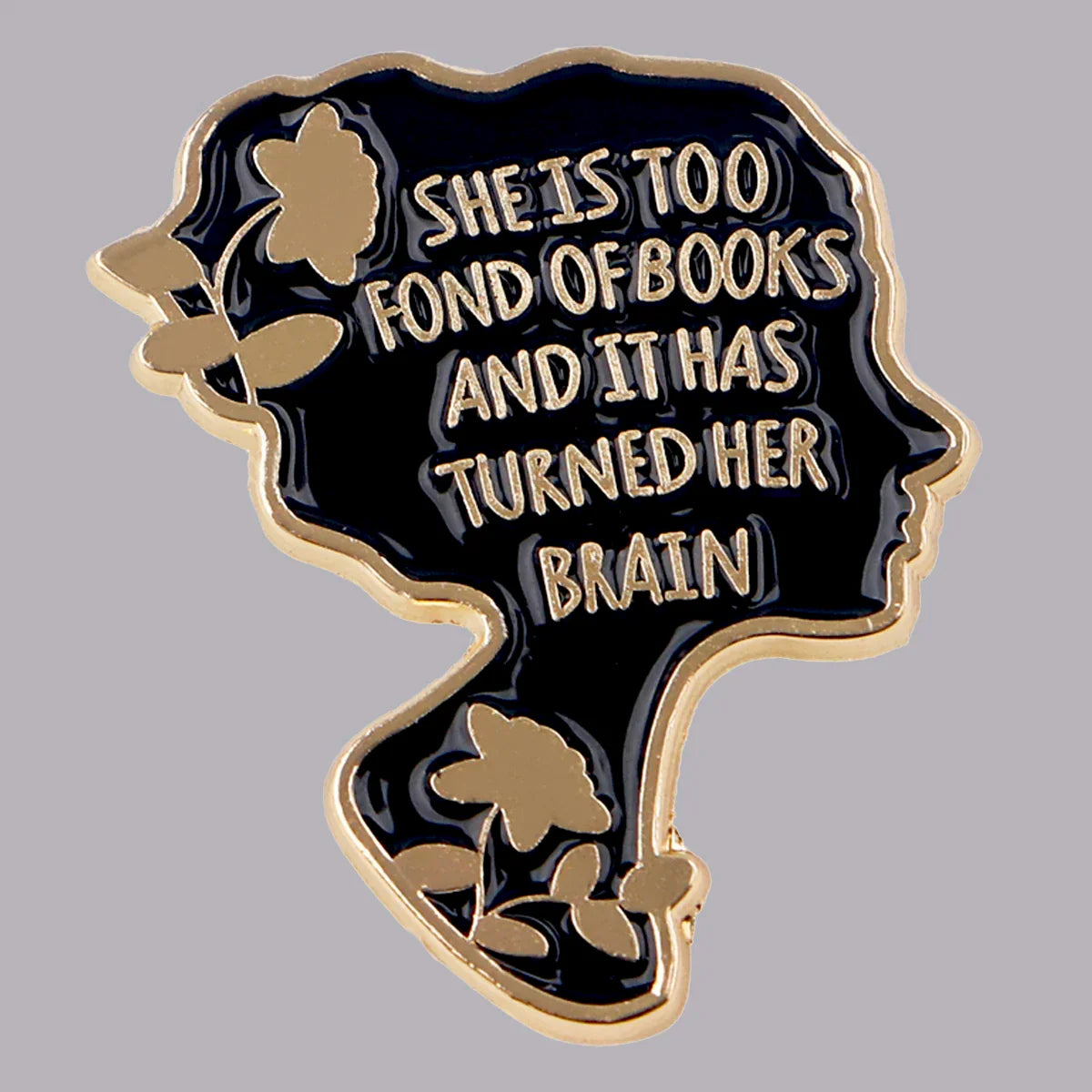 Women Power Enamel Pin Female Quotes Lapel Badge Fashion Jewelry Gift