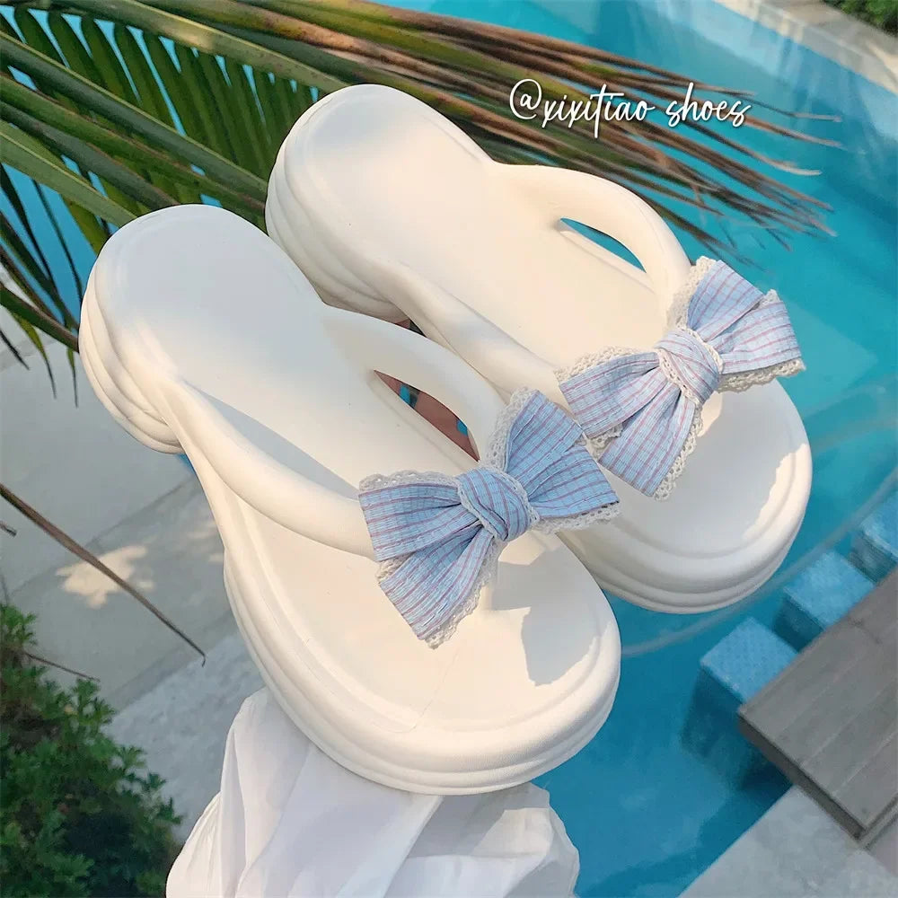 Cute Bow Beach Sandals - Concordia Style Boutique