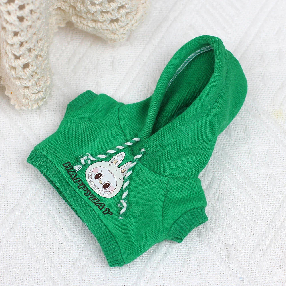 Labubu II Heart Hoodie & Jeans Set – Trendy K‑Pop Idol Style