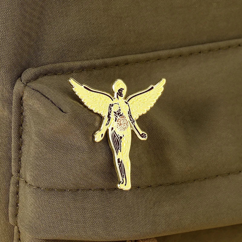 Creative Alloy Enamel Cartoon Brooch Pins - Versatile Sweater Bag Decoration Badges Gift