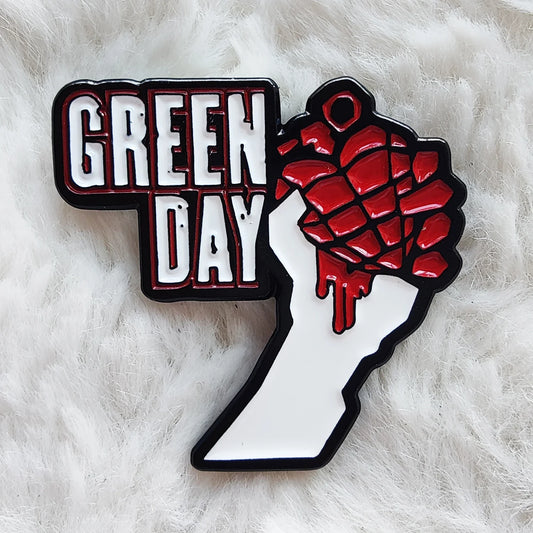 Green Day American Idiot Enamel Pin