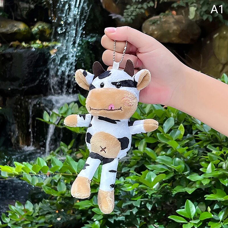 Cow Plush Pendant Keychain - Concordia Style Boutique