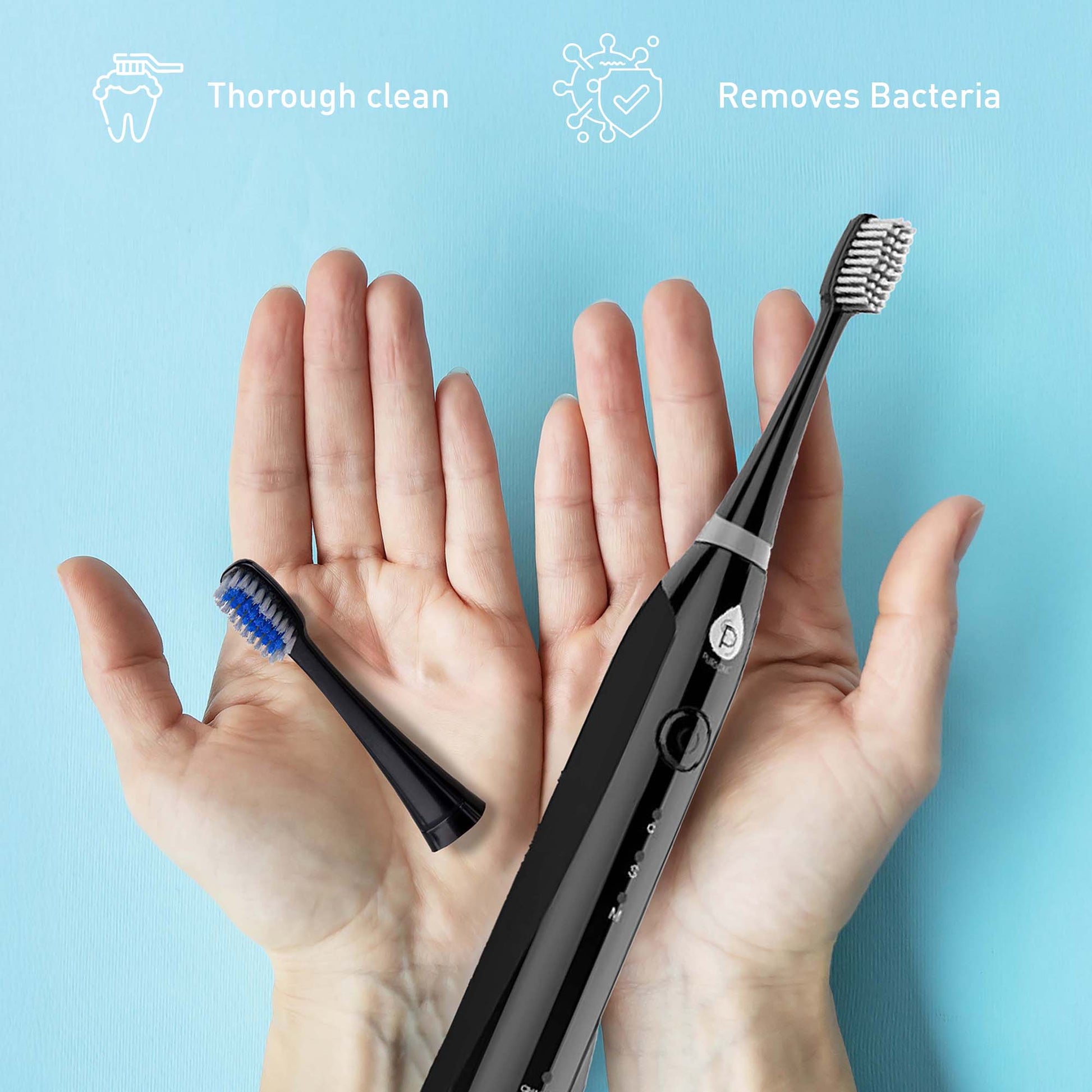 Pursonic Ultimate Oral Care Bundle – Smart Electric Toothbrush, Oral Irrigator, LED Whitening, and Ayurvedic Oil - Concordia Style Boutique