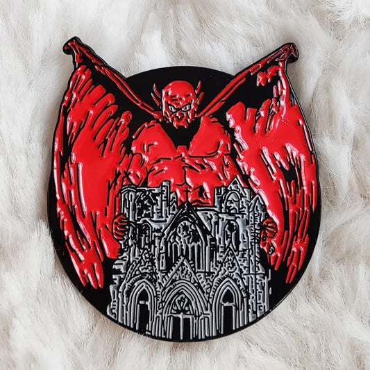 Bestial Ghost Enamel Lapel Pin
