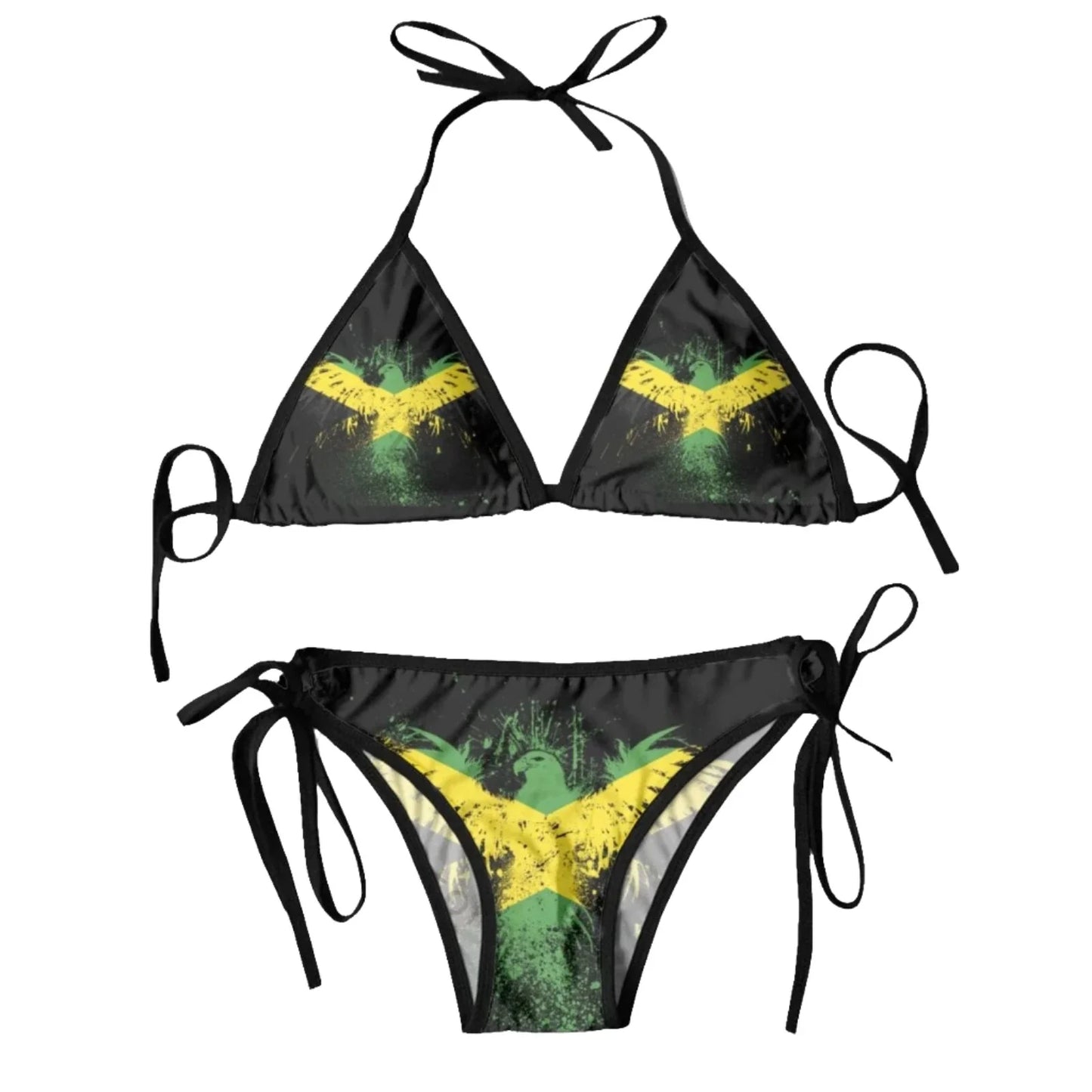 Jamaican Flag two piece swimsuit